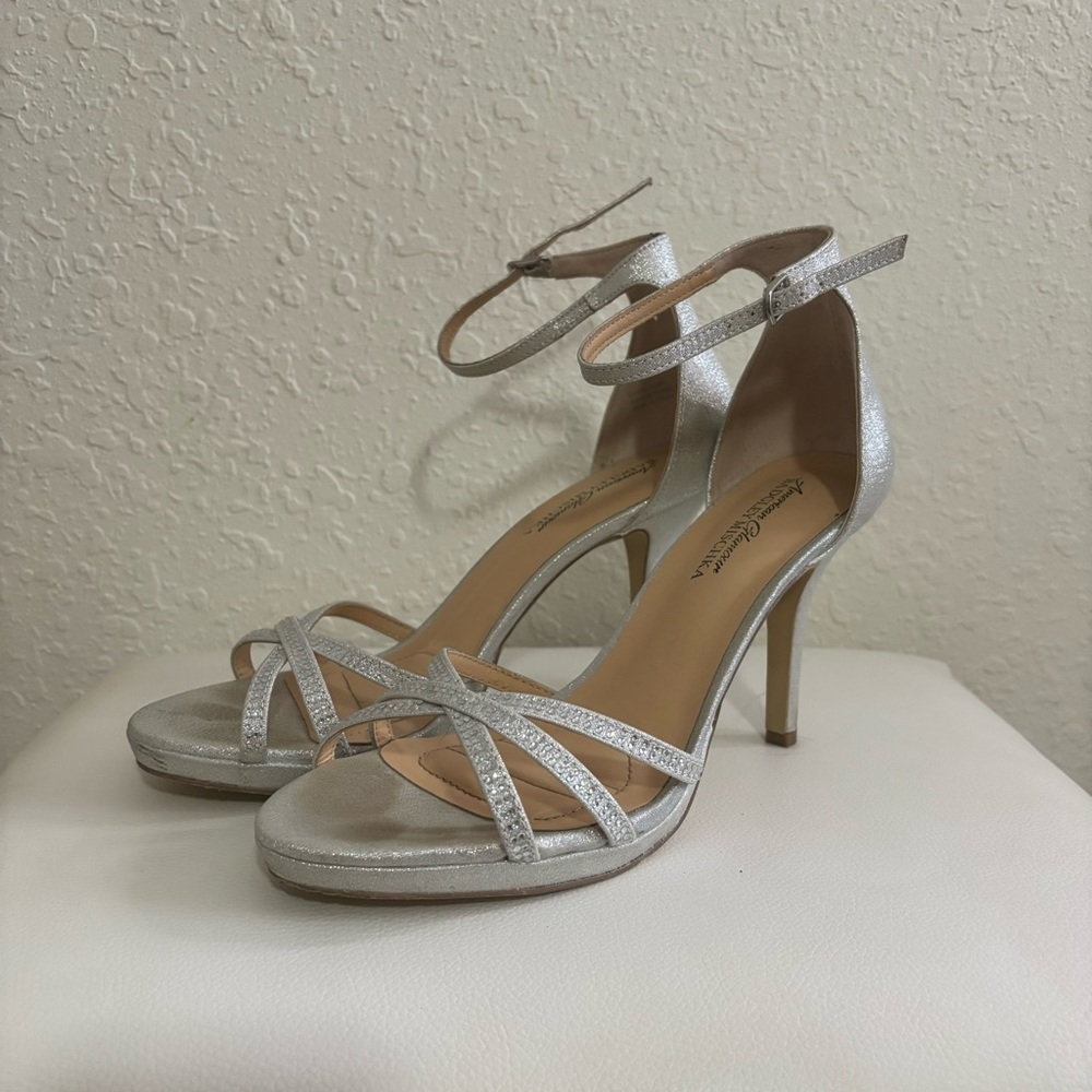 American Glamour Silver Heels